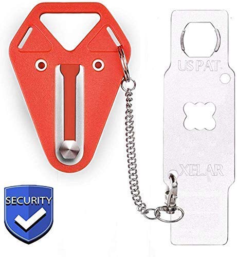 Portable Door Locker Door Lock from Inside Door Travel Lock, Lockdown Door Security