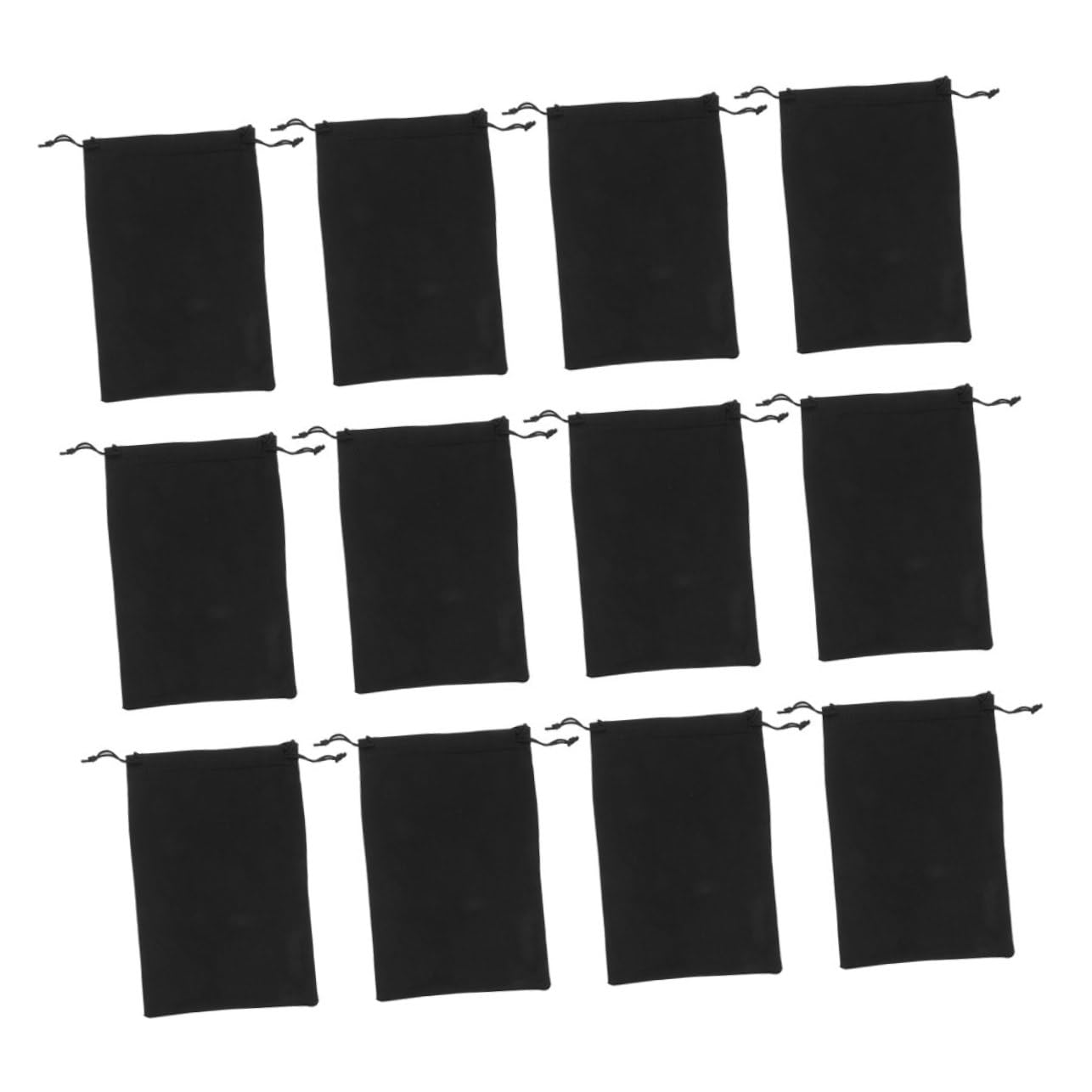 CORHAD Ski Goggles Bag for Over Glasses Snow Sports Storage Case Drawstring Microfiber Eyewear Pouch Portable Accessory Bag 12 Pack