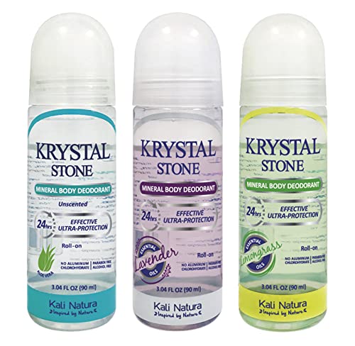 KRYSTAL Stone Deodorant 3-Pack