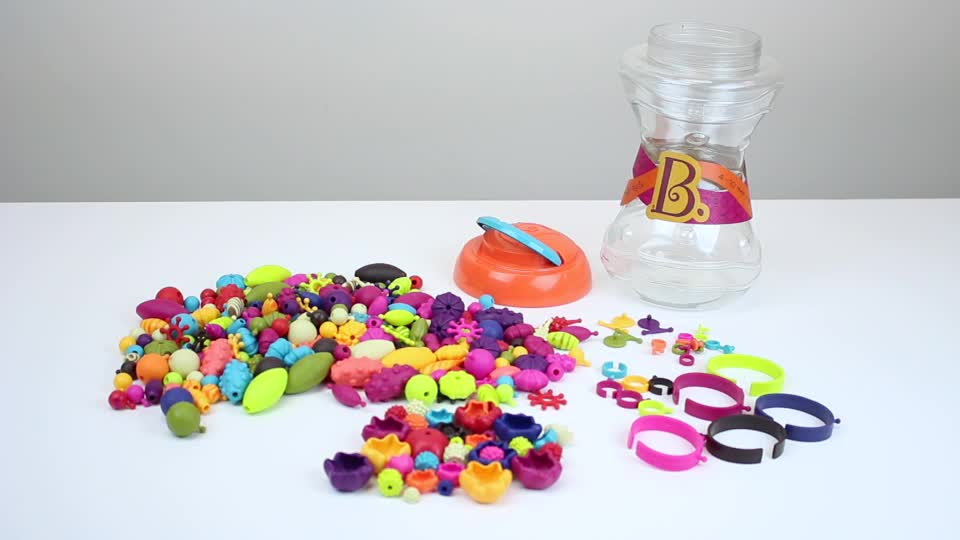 B. Toys Pop Arty Bastelset - 500 Teile Schmuck Perlen - Kreativspielzeug Ab 4 Jahren