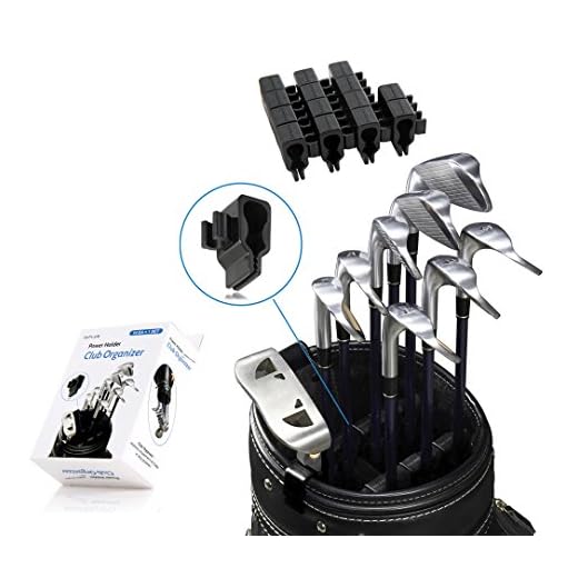 Golf Club Organizers 14pcs 1set Clip Power Holder to Protect Iron Putter on Bag by i & Plus