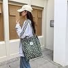 Funtlend Corduroy Tote Bag Women Large Cord Bag for Women Shoulder Handbags Totebag for School Shopping Work College Casual #5
