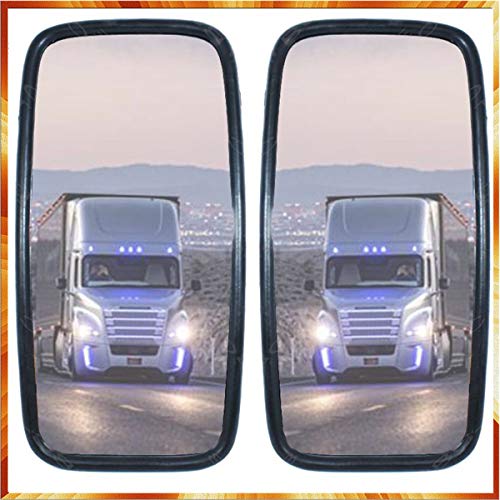 Lot de 2 rétroviseurs extérieurs, latéraux, universels, pour camion, bus, 36 x 18 cm, avec marque d'homologation E Cover