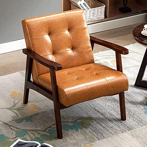 Sillón de Cuero de Estilo Vintage HomeMiYN Cover