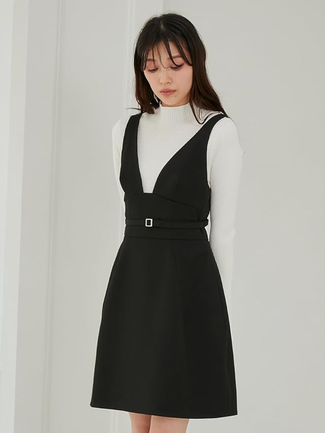 snidel ミニワンピース Amazon.co.jp: [スナイデル] デザインミニワンピース SWFO245058