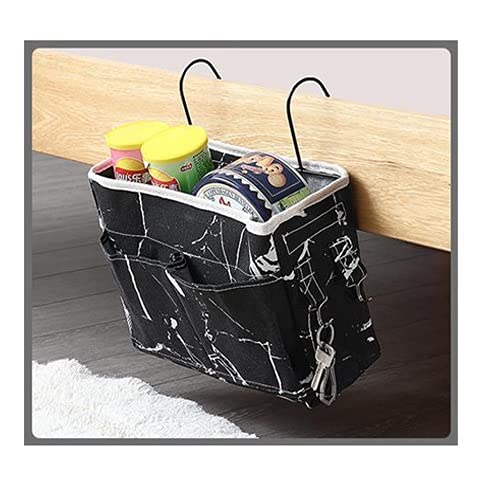 SWJ-swjssb Bedside Organiser Pocket, Kids Bunk Bedside Pocket Storage Bag, bedside caddy pocket Hanging Baskets, Bedside Caddy Pocket,for Home Bed Rails School Dorm Room (Color : E, Size : 2PCS)