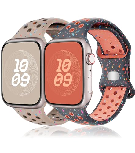 Sport Band for Apple Watch Bands Series 11 10 9 8 7 6 5 4 3 SE Ultra/3/2 Men Women,Recycled...