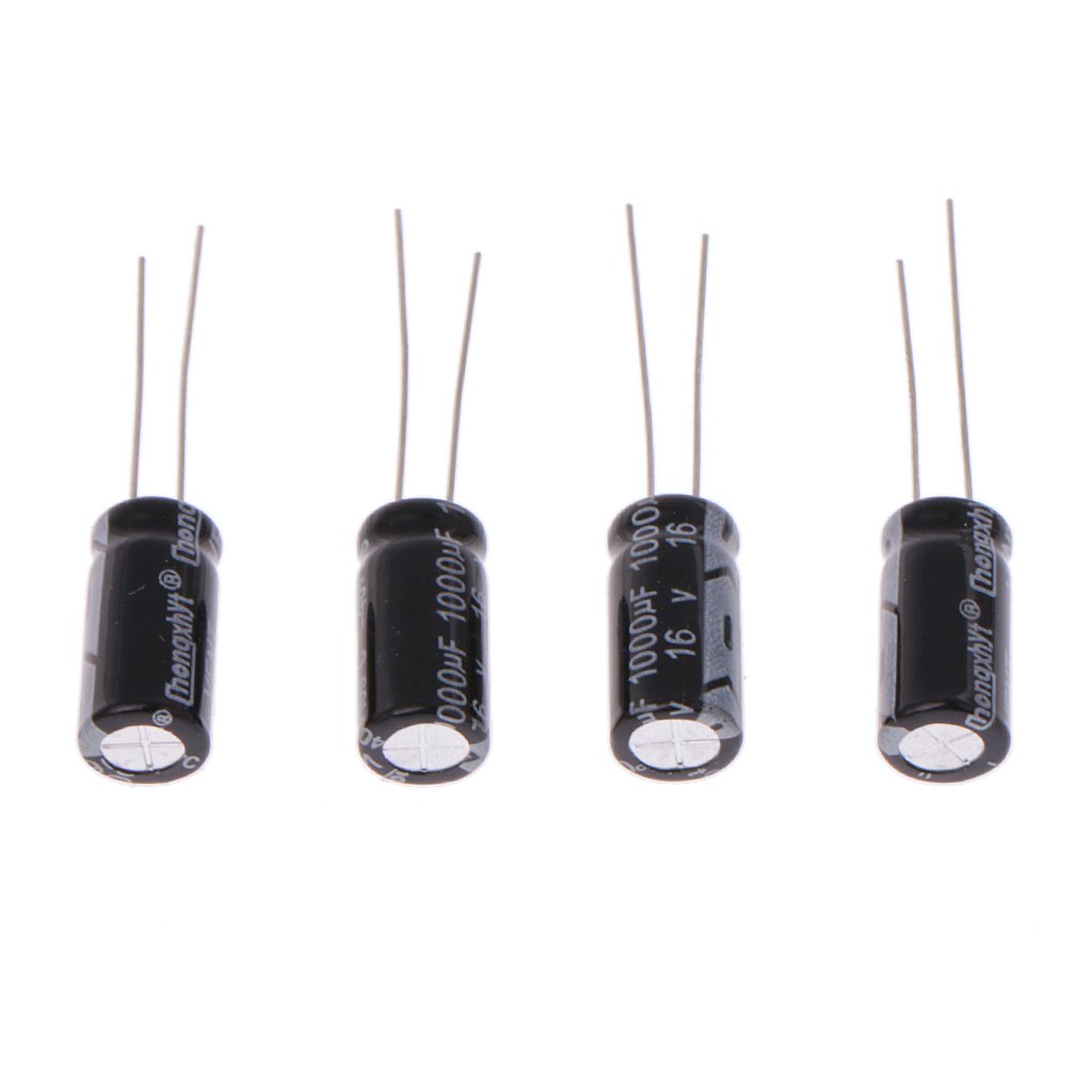 50 Condensatori Elettrolitici Radiali 1000uF 16V 105°C – Lotto Da 50 Pezzi – Nuovi, Made In Cina