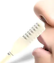 Aparador de Pelos Nariz Manual 360° Rotativo – Cabeça de Corte, Portátil, Lavável, Ideal para Nariz e Orelhas