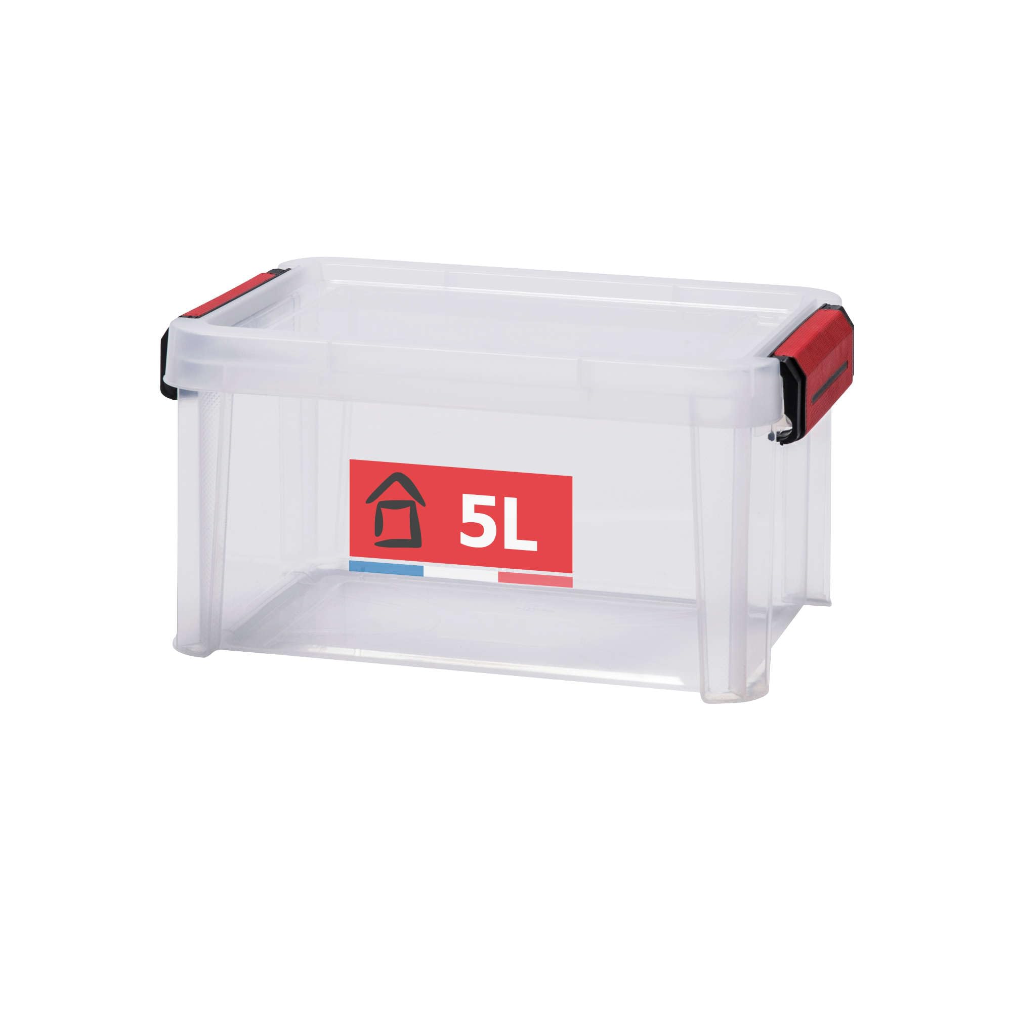 Sundis - Boite de rangement Clip and Store - 2,5L - transparent Pas Cher | Bureau Vallée