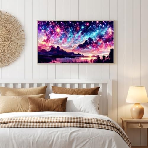 Image of HASTHIP Diamond Painting Kit 5D DIY Starry Night Canvas