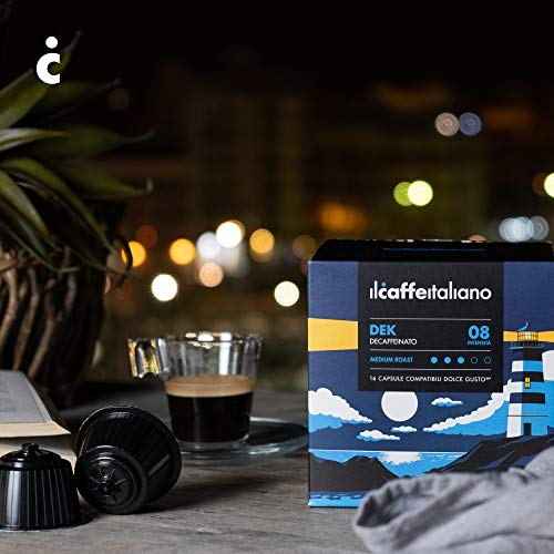 FRHOME - Nescafè Dolce Gusto 96 Càpsulas compatibles - Il Caffè Italiano - Mezcla Descafeinado Intensidad 8 - Imagen 5