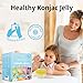 VOLO VERO Drinkable Konjac Jelly Variety Pack, 3 Calories, 10 Pack, 0 Sugar, Vegan, Gluten Free, Keto, Vitamin C Fruit Snacks Holiday Gifts - Flavors Include Mango, Peach, Passion Fruit, and Apple Pouches
