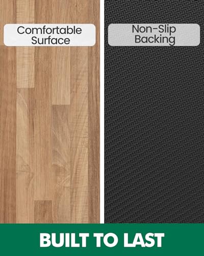 Lumi Ultra-Thin Wood Grain Kitchen Mat, Low Profile, Non Slip, Quick Dry, Washable Kitchen Rugs thumb #4