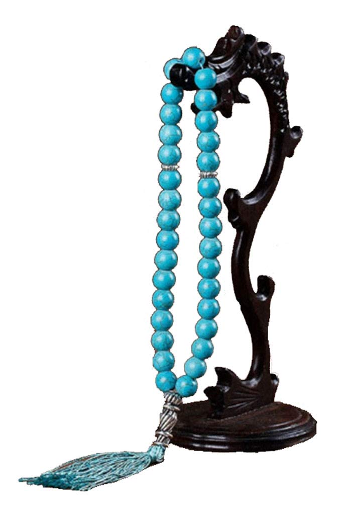 Natural Hematite Tiger Eyes Stone Muslim 33 Beads Prayer Beads Islamic Tasbih Allah Prayer Rosary Tesbih Islam Misbaha (23)