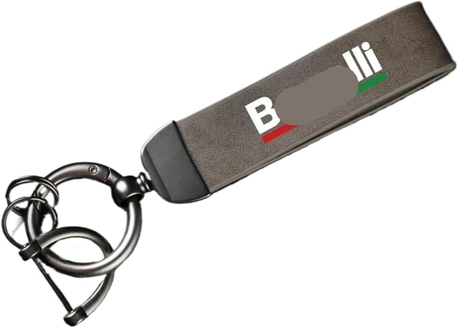 XIUNYIE Genuine Leather Motorcycle Keychain Keyring Holder for Scooter Cafe Racer Cruiser 400 500 60, D