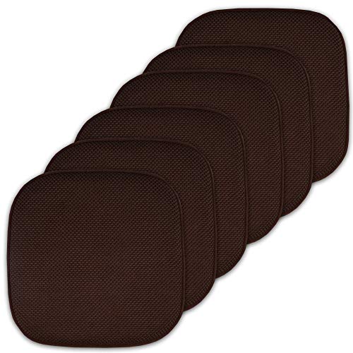 Sweet Home Collection Cushion Memory Foam Chair Pads Honeycomb Nonslip Back Seat Cover