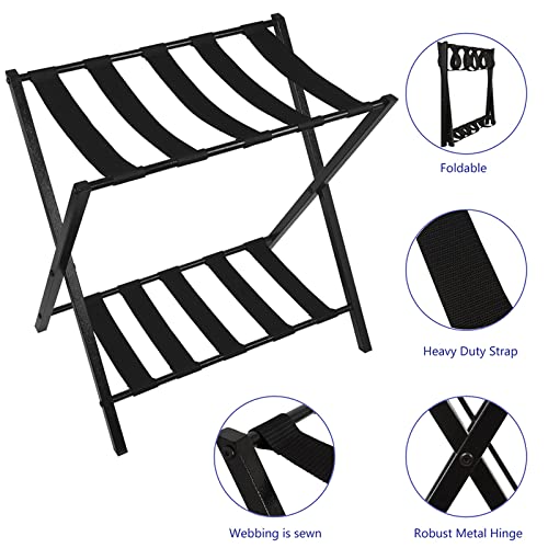 Support de valise pour chambre d'amis et étagère de sol - 7