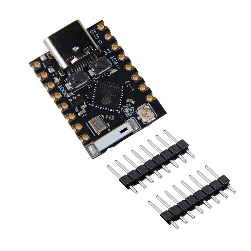 ESP32-C3 Lot de 2 cartes de développement SuperMini WiFi et Bluetooth 5.0 avec antenne 2,4 G pour Arduino, IoT et Smart Home