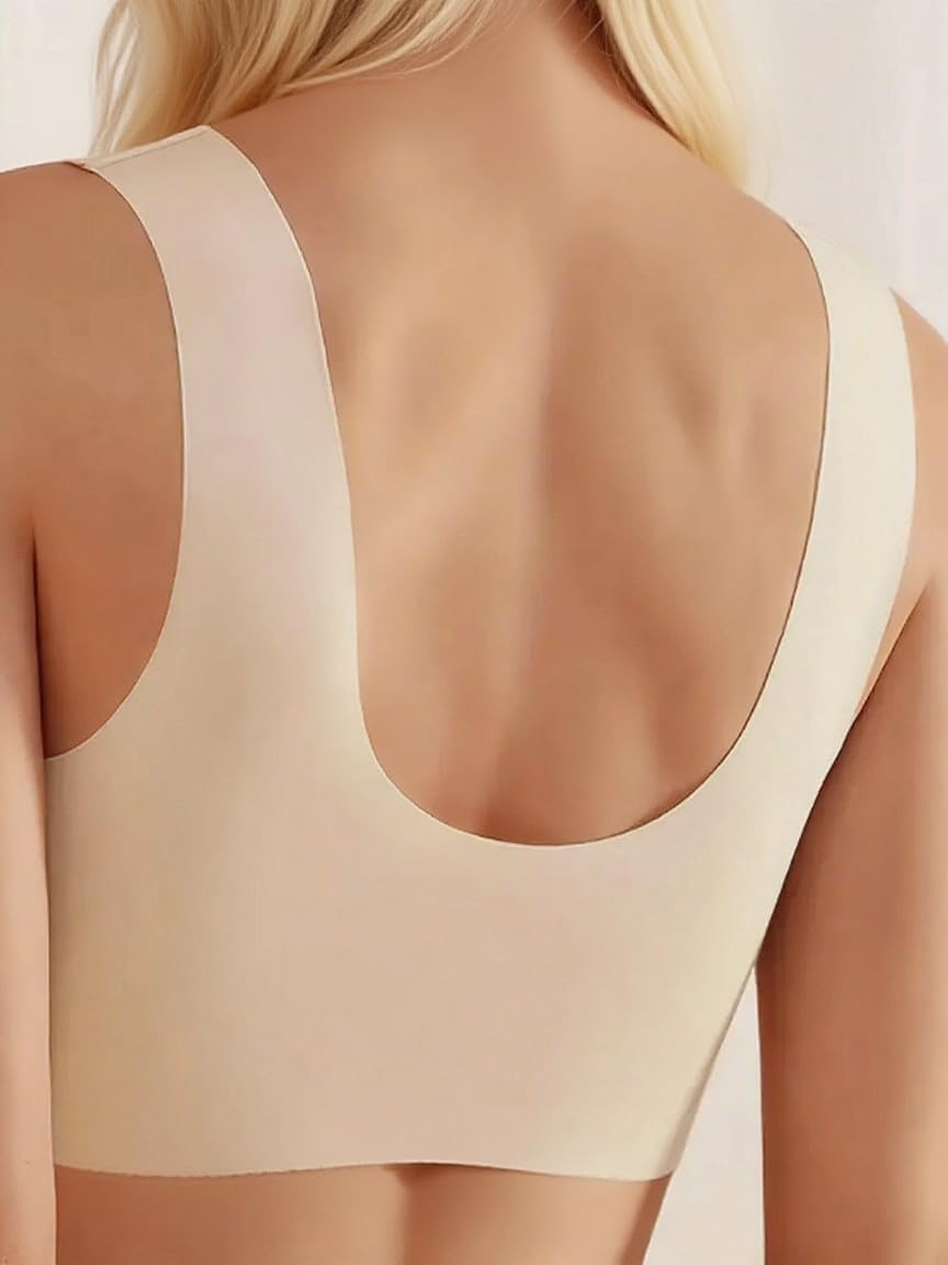 Wireless Bras Set for Women Floral Contrast Lace Comfy & Breathable Support Women's Bralettes Full Coverage Everyday Bras - Image 3