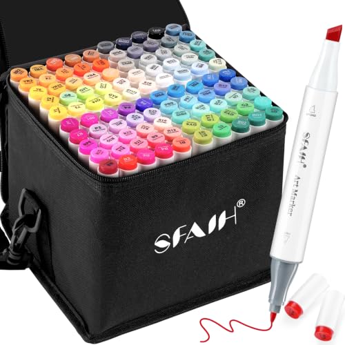 SFAIH Alcohol Markers Dual Tip Coloring Markers