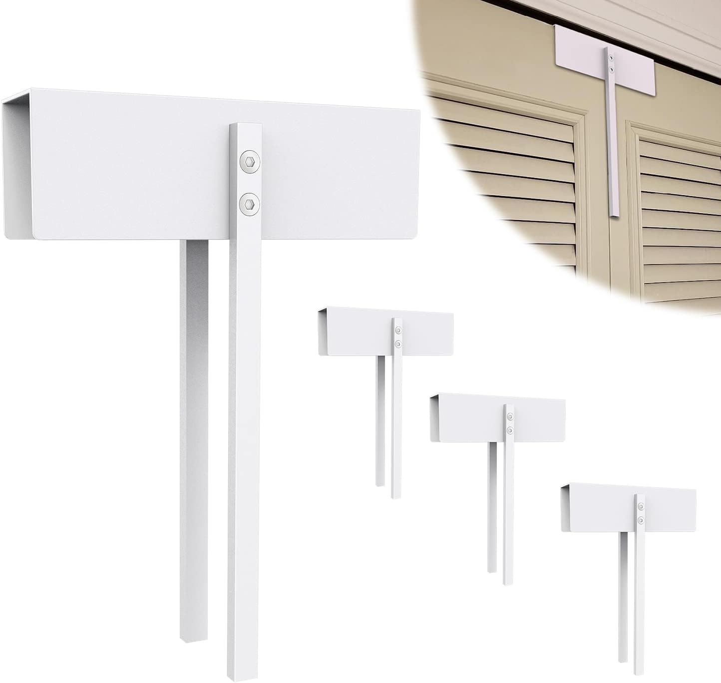 BILLROAD Metal Bifold Door Lock Double Door Child Safety