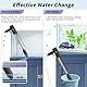 AQQA Aquarium Wasserwechsel,8W Elektrisch Aquarium Mulmsauger mit 4-stufig Einstellbarer Saugkraft, Aquarium Reiniger für automatischen Wasserwechsel, Schmutzentfernung und Sandreinigung