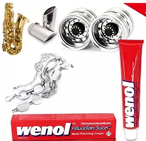 Wenol Metal Polish Shiner con Protección de Superficie 50 g pack de 6 miniatura 6