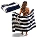 Produktbild Liebenstein® Premium Strandtuch Beach Society  100x180 cm  softig weiches Strandhandtuch mit stylischem Muster - aus 100% feinster Baumwolle in Portugal gefertigt