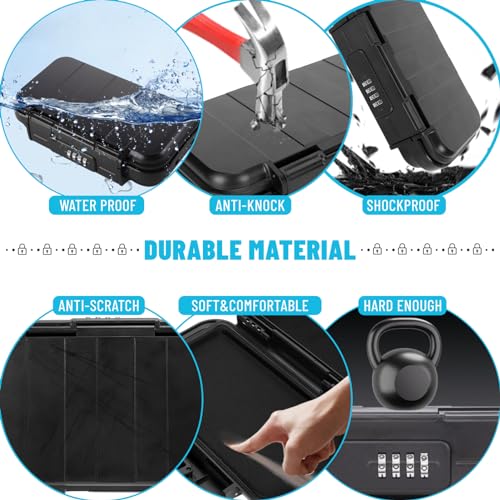 La mejor comparación de Cofre de seguridad impermeable los preferidos por los clientes. 3 Imagen adicional