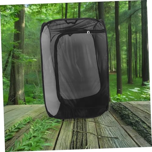 Abri pour chenilles et observation insectes avec filet pliable compact