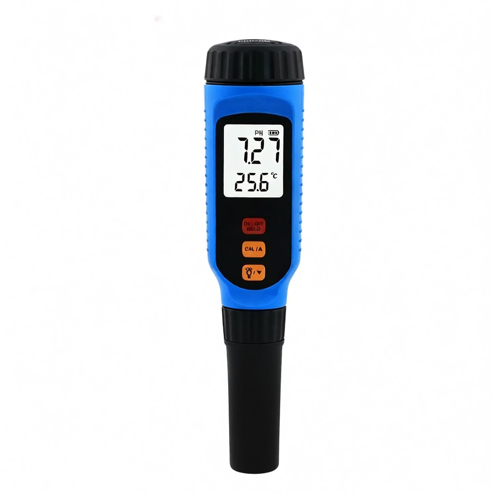 Medidor De Ph con Sonda Plana Ip65, Probador Digital De Superficies con ATC, Calibración De Tres Puntos Y Función De Retención De Datos; Mide El Ph En Líquidos, Tejidos, Cuero Y Pieles