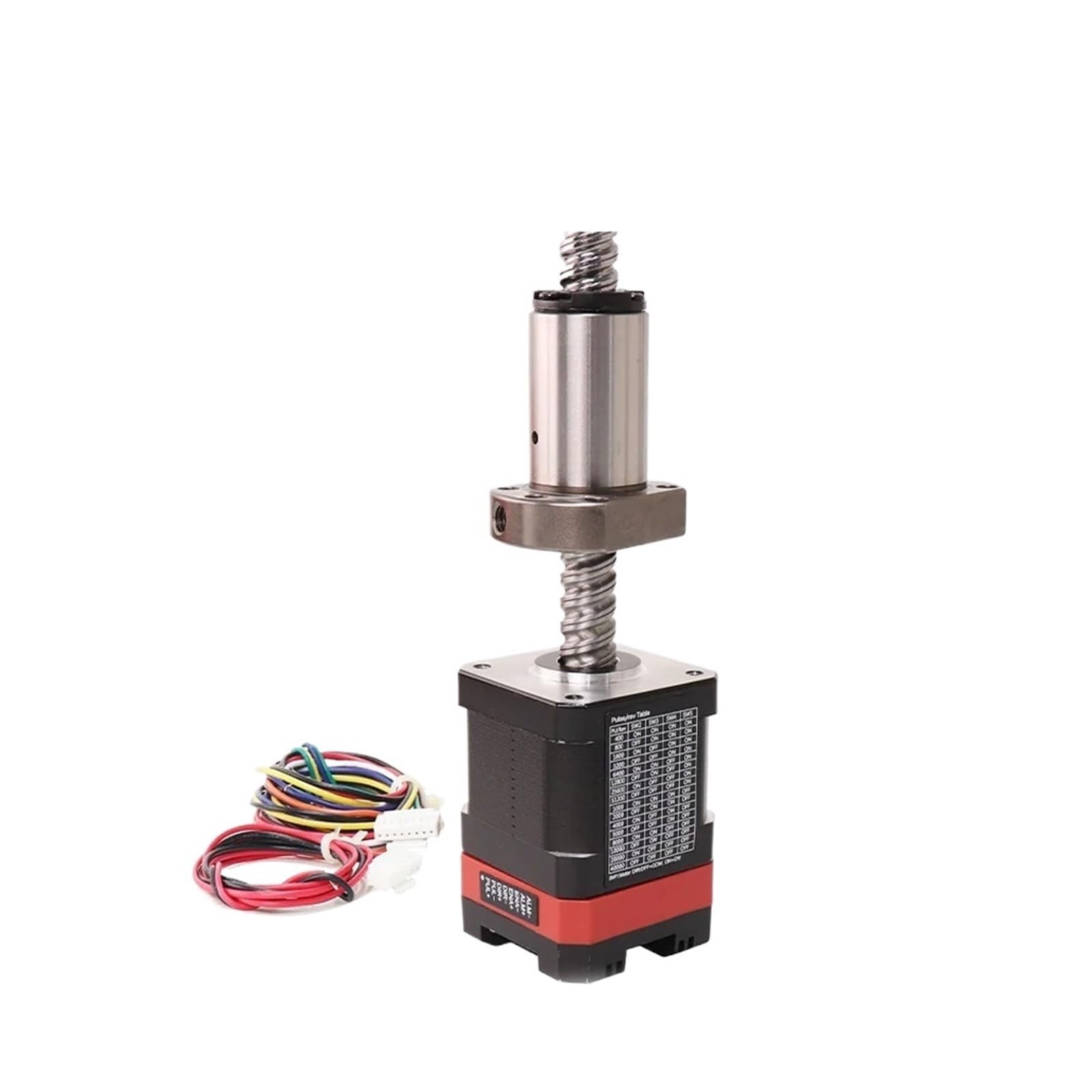 MUYTQAERG Servo Motor Ball Screw SFU1210 NEMA 17 Stepper 40mm 40N.cm 1.7A 12V servo 4-Wire(ESS4240-1210-L300)