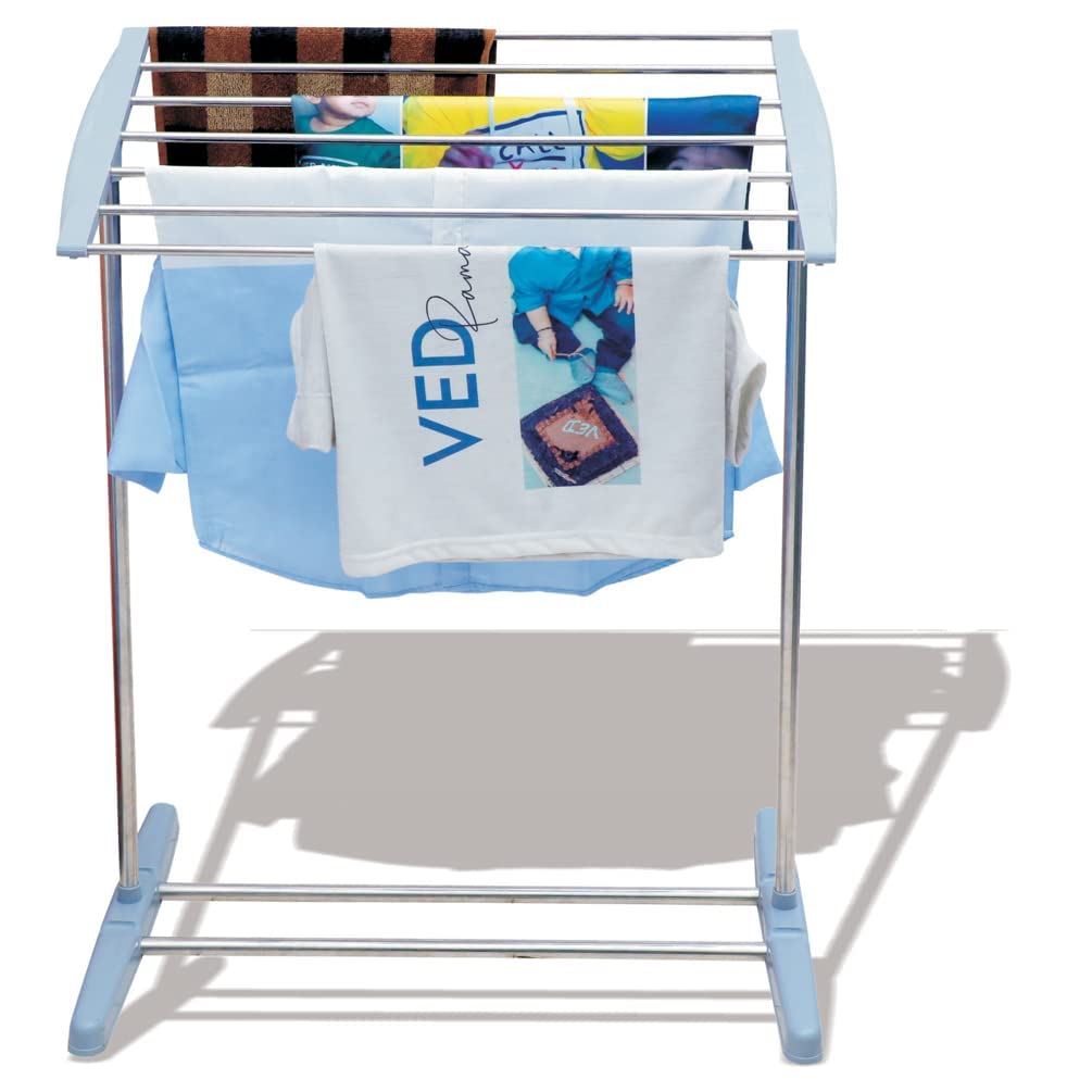 Descaler Towel and Cloth Rack Holder Drying Extreme Stability, Heavy Duty Built Foldable Collapsible Space Saving Air Dry Laundry Steel and Plastic Rack (B0D9LHDBLT) Amazon Price History, Amazon Price Tracker