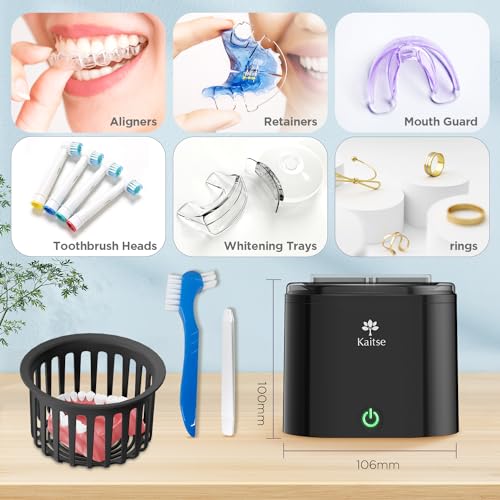 Kaitse M9D Ultrasonic Retainer Cleaner For Denture: Ultra Sonic Dental Cleaning thumb #4