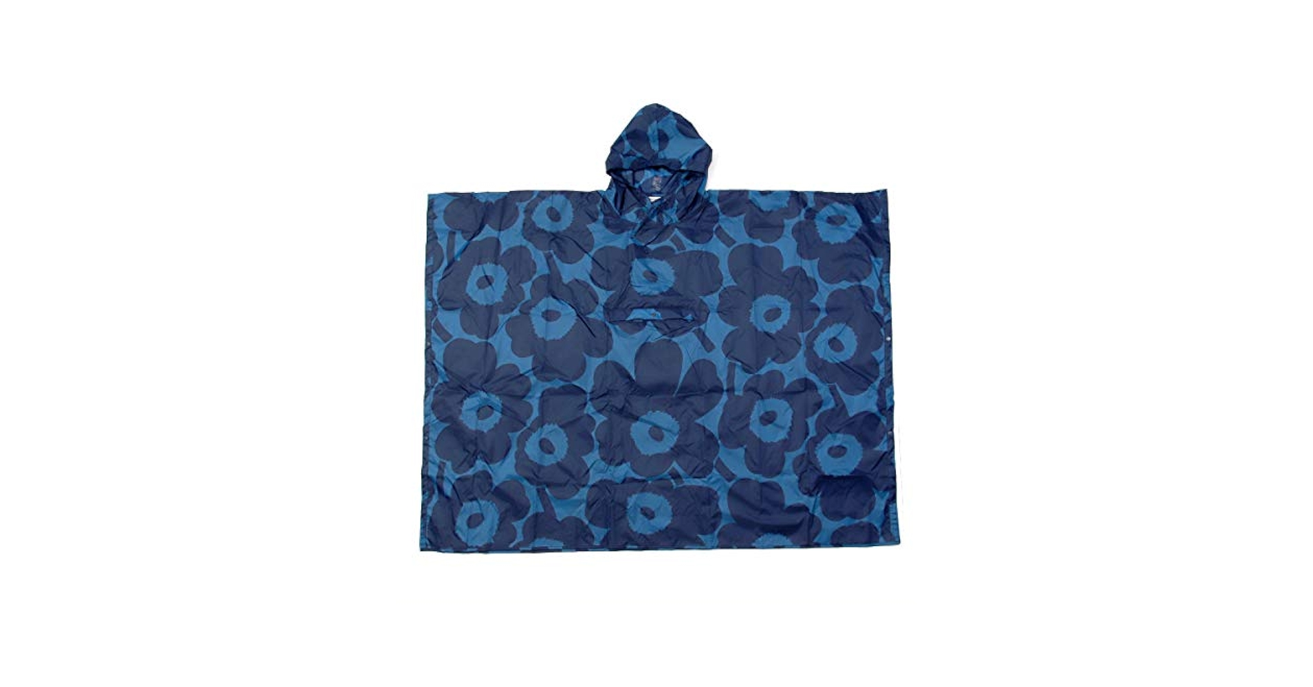 【一度使用のみ】marimekko マリメッコウニッコ柄レインポンチョ 一度使用のみ】marimekko マリメッコウニッコ柄レインポンチョ