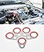 UNLRAE 60PCS AC O Ring Kit,Car Accessories AC Seal Gasket Kit,9 Size Automotive Replacement Air Conditioning Compressor Seals,Vehicle Parts,A/C Sealing Washers,Suitable for Most Cars,Trucks,SUVs,Etc