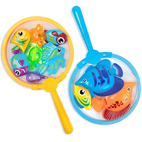 Korlon Tec 23 Pcs Pool Toys For Kids, Bath Toys Dive And Grab Fishing Game Set, Diving Toys For Summer Pool Swimming Bath Time #TOP6