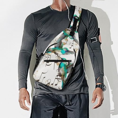 Mochila tipo sling blanca para hiking y uso casual miniatura 7