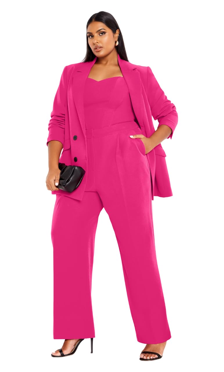 City Chic Womens Plus Size Pant - Alexis Relaxed