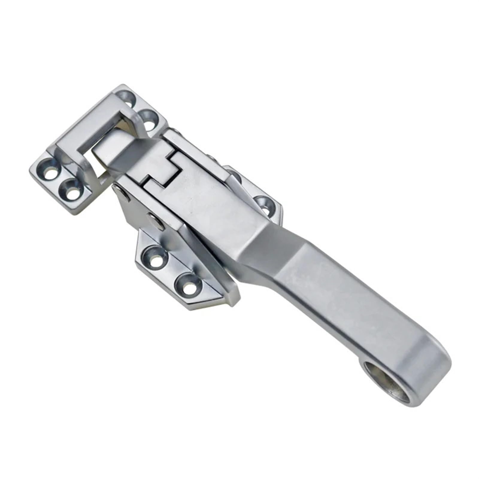 Mango de aleación de zinc para congelador industrial de almacenamiento en frío, cierre de puerta duradero con diseño ancho de polietileno, 1 pieza (sin bloqueo), ideal para sellado hermético