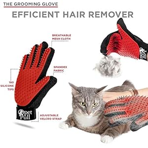 Complete Professional Pet Grooming Kit – Self Cleaning Slicker Brush for Dogs & Cats – Pro Grooming Brush Effectively Reduces Shedding Fur |Hair Remover Brush Gloves – Combo Gift Set