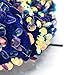 Bling Beret Hats for Women Color Paris Artist Cap Fashionable Ladies Sparkle Shining French Style Beanie Beret (Blue 01)