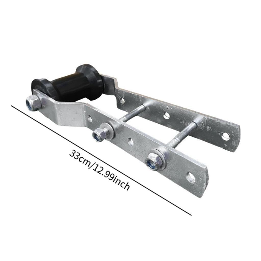 F Fityle Conjunto de Rodillo de quilla con Soporte de Rodillo, absorción de Impacto, posición Ajustable, reemplazo, Accesorio para Remolque de Barco de 15