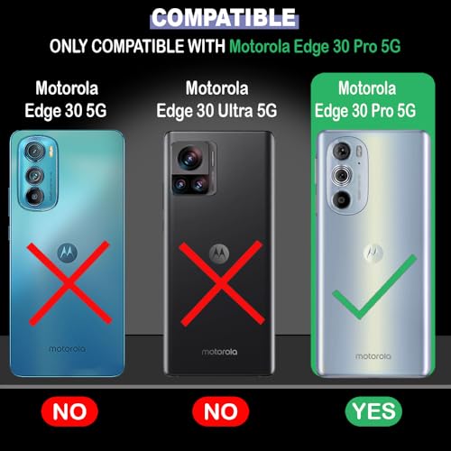 Image of Back Cover for Motorola Edge 30 Pro 5G | Full Camera Protection | Premium Liquid Silicon Case | Flexible Bumper Case for Motorola Edge 30 Pro 5G (Red)