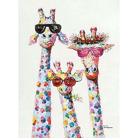 DONQL Full Diamond Painting Kit for Adults Kids 5D Giraffe Diamond Art Kits and Crafts Diamond Painting by Number Kits Perfect for Home Wall Decoration 30x40cm Cover