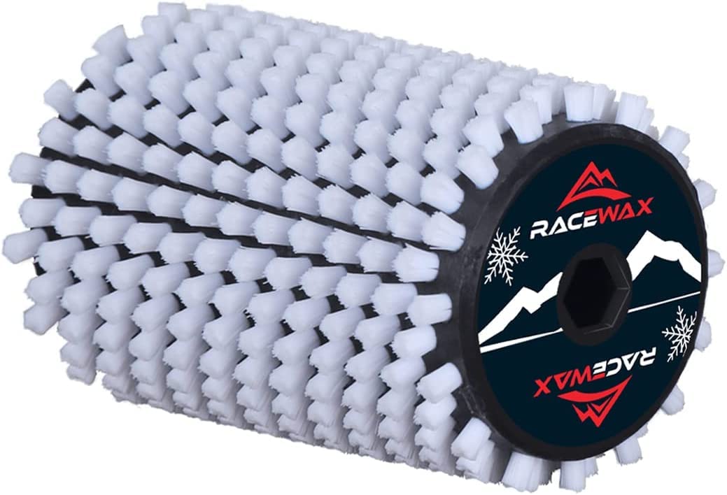 RaceWax Roto SpeedStick Lot de brosses en nylon crin de cheval et cuivre 120 mm
