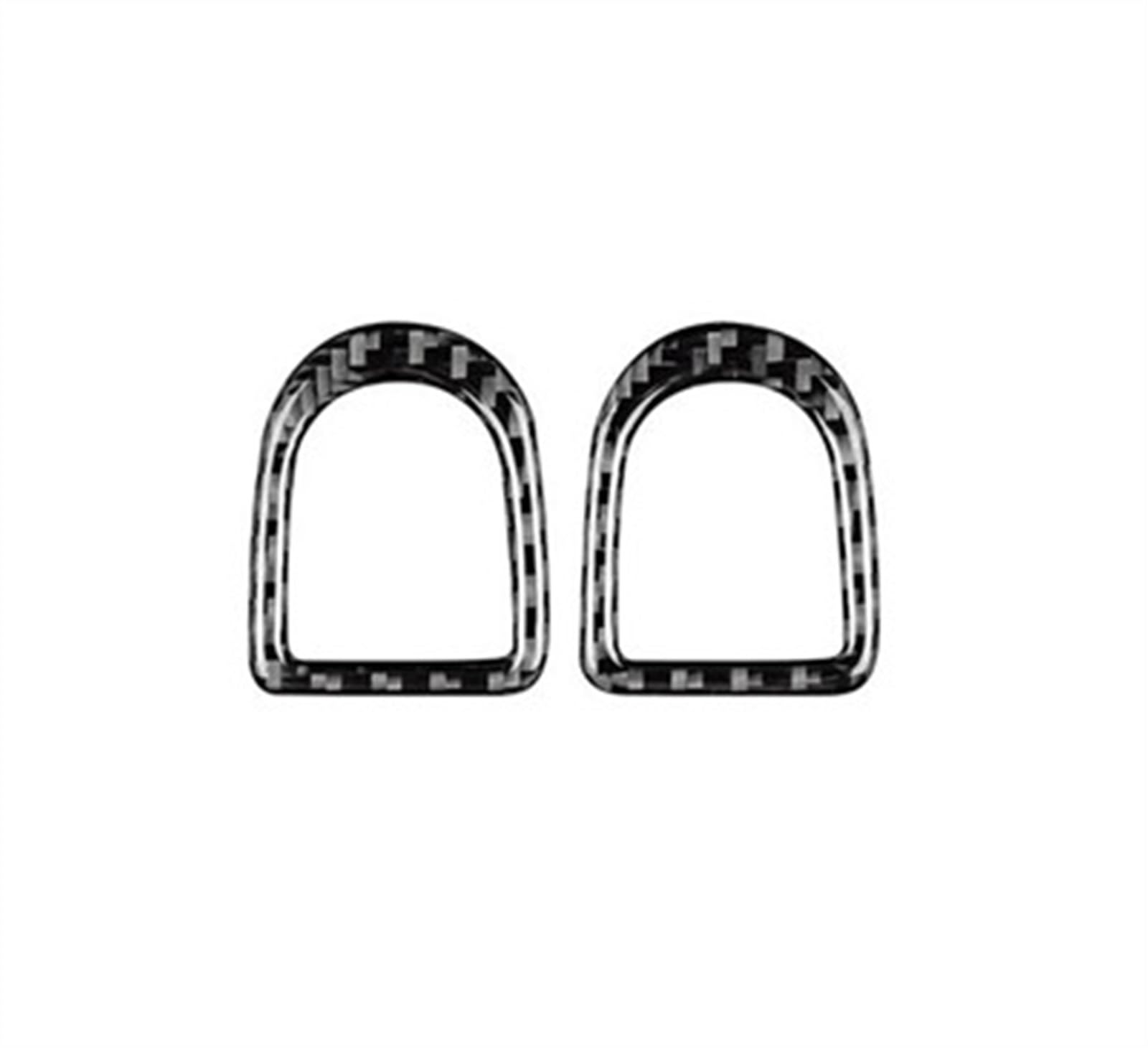 Carbon Fiber Car Interior Door Lock Button Cover Sticker for Ford for Mustang GT 2005 2006 2007 2008 2009 Anti-dust