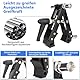 JEBUTU Super Clamp, Universal Klemme mit 5/8 Baby Pins & 1/4“ Gewinde für DSLR Kamera, Heavy Duty Super Clamp für Rundrohre Flache Oberfläche, für Fotostudio Kamera Beleuchtung Montage