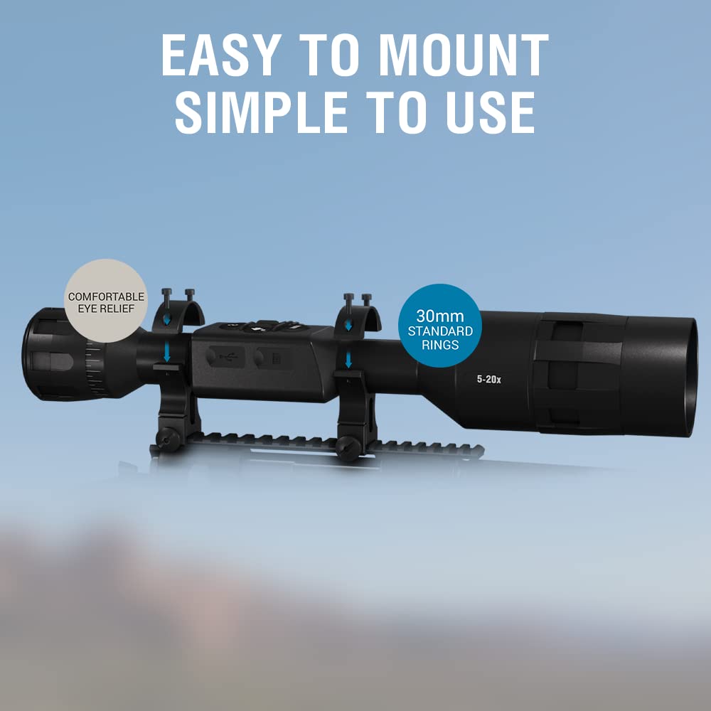 ATN XSight 4K Pro Smart Day/Night Rifle Scope Ultra HD 4K technology